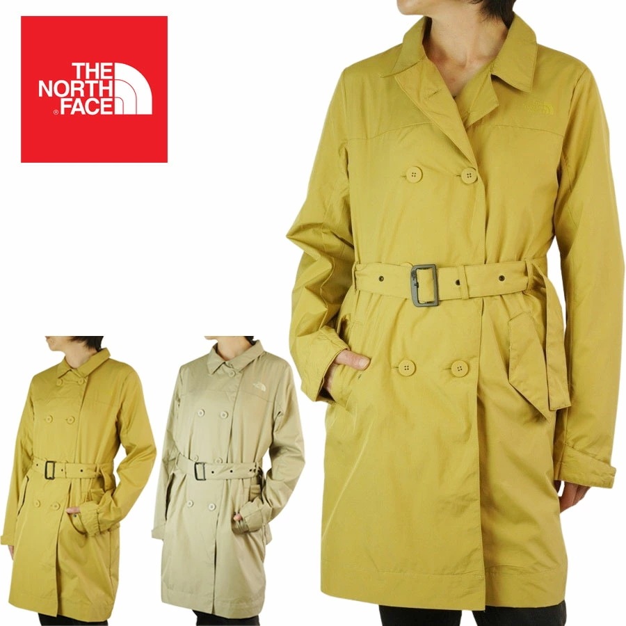ノースフェイス THE NORTH FACEレディース コートW BELTD TRENCHベルテッド トレンチコートアンテロープタン フラックスベージュ