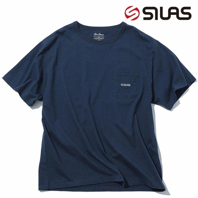 メール便 クラシック ポケットTシャツ [110251011001] メンズ トップス 半袖 ワンポイントロゴ NAVY 正規取扱店