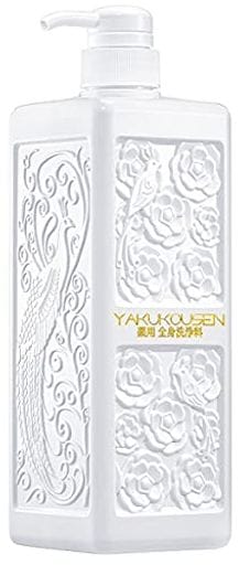 新 薬酵泉 薬用全身洗浄料 生ローヤルゼリー 保湿成分 2種追加配合 1000ML 限定ビッグボトル (白)