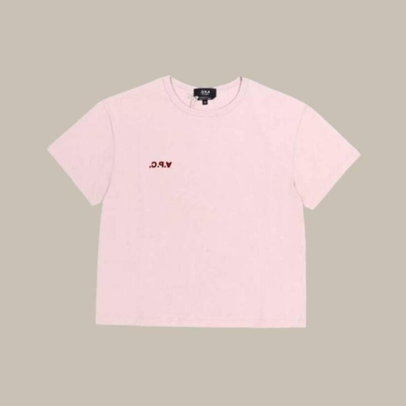 アペッセ ボックス プティ クロップ レディース半袖Tシャツ COHBQ F26390 FLG ローズ・プードル／ボルドー VPC