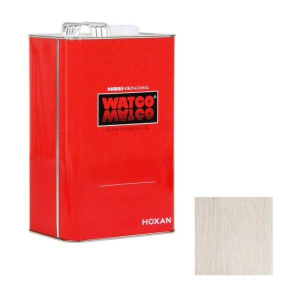 HOXAN ワトコオイル W－07 3．6L ホワイト 資材 塗料 ニス ホビー塗料
