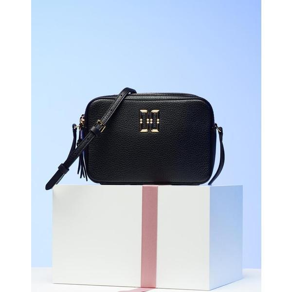 [26SS] [MELLOW] ブラックゴールドロゴミニクロスバッグ DCWA6E069BK