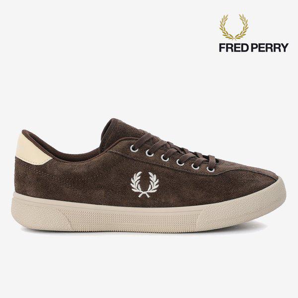 男性 (FRED PERRY) テニスシューズ スエード レザー スニーカー SFPM2612328 Q21