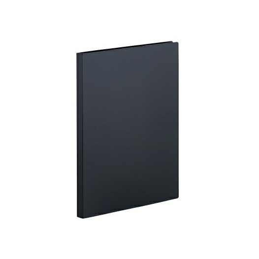 （まとめ買い）クリヤーファイル 高透明 A3S 20ポケット ブラック KP-5527-60 [x3]