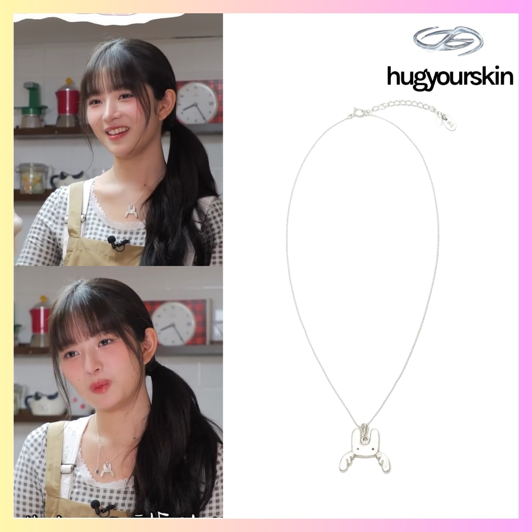 [IVE レイ 着用] SILVER NECKLACE + FREE GIFT ネックレス レディース 韓国 ブランド ペンダント 収納