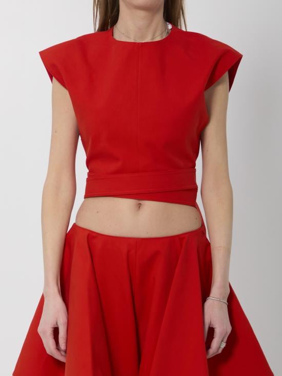 ALAIA Women Tops AA9H1479W112C RED