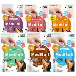 6個セット 6種類から選べる MediBall メディボール 犬用 投薬補助おやつ サプリメント