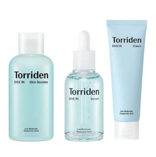 ダイブイン低分子ヒアルロン酸3点セット(スキンブースター200ml+セラム50ml+クリーム80ml)