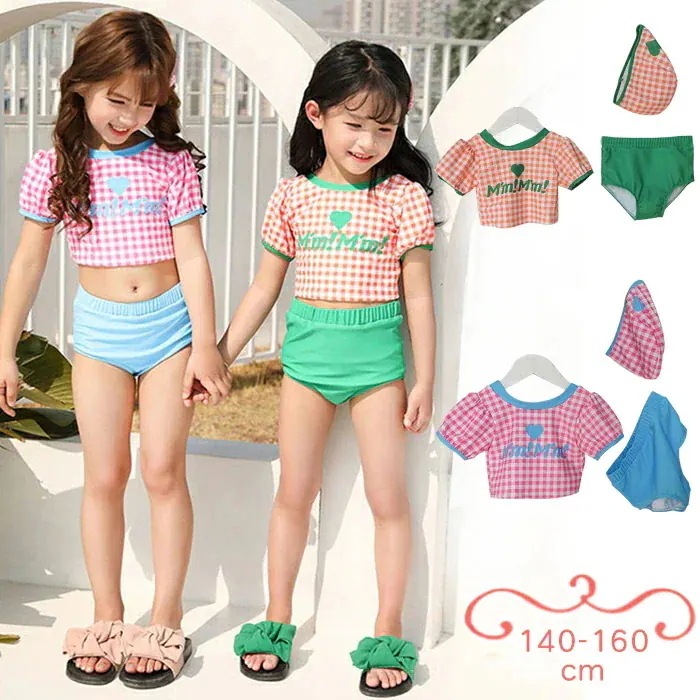 【20点セット】7月の新作特典キッズ 水着 女の子 セパレート タンキニスイムウェア 韓国子供服 スイミング キッズ ジュニア 水泳 キッズ水着 みずぎ 水遊び ビーチウェア スクール水着 リゾート