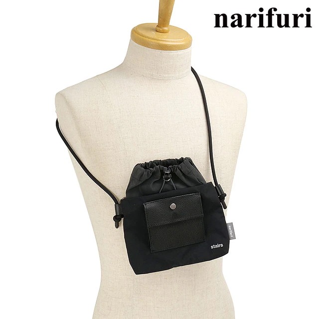 ミニバッグ [NFSD-01] メンズ・レディース ステアーズデザインプロダクツ コラボ 鞄 ショルダーバッグ BLACK 正規取扱店