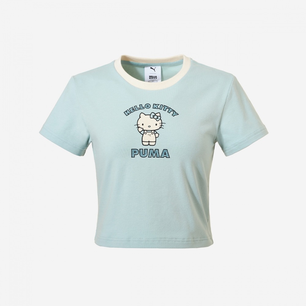 プーマ [PUMA X HELLO KITTY] グラフィック ベビー T PKI63161367-MODERN MINT