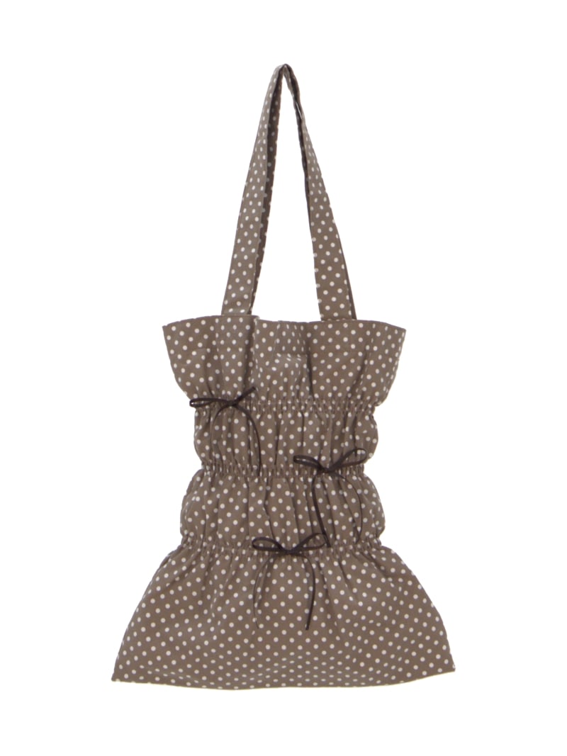 ブラウンドットシェリーバッグ(サマー·エディション)