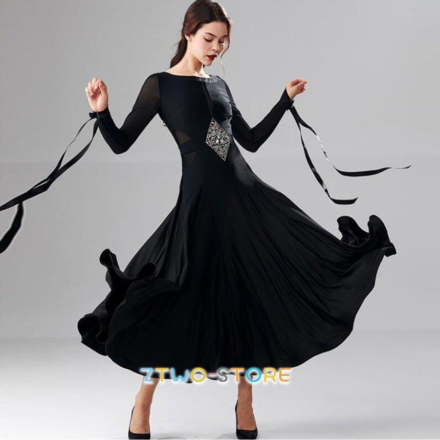 【急速出荷!】レディース社交ダンスドレス 競技ドレス 発表会用演出服パーティードレスワンピース セミオーダー可