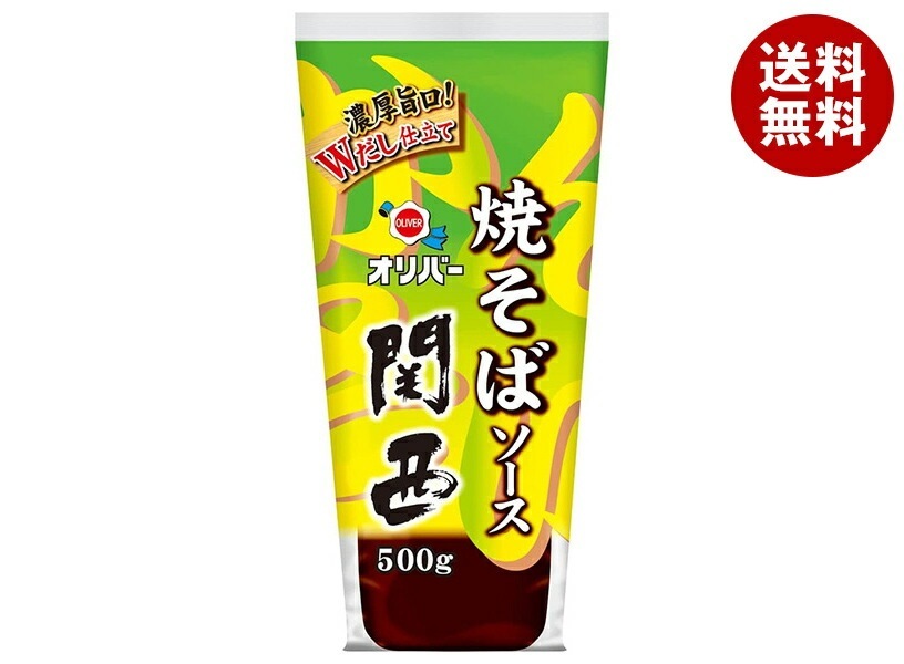 オリバーソース 焼そばソース 関西 500g＊12本入＊(2ケース)