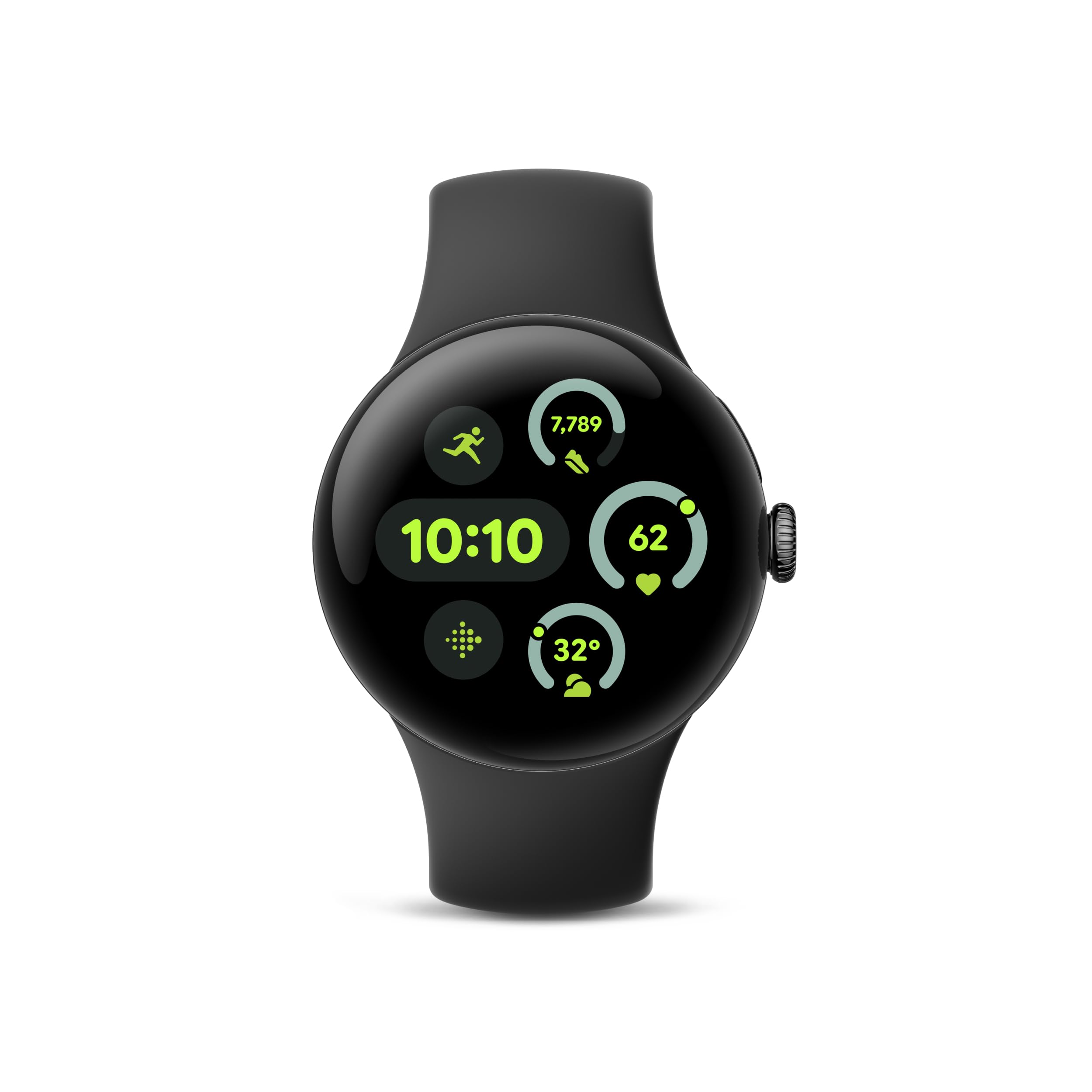 Google グーグル Pixel Watch 3 41mm Matte Black アルミケース/Obsidian アクティブ バンド(Wifi) GA05757-US 小