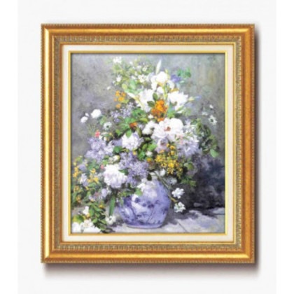 ルノワール名画額F10号 「花瓶の花」 17563