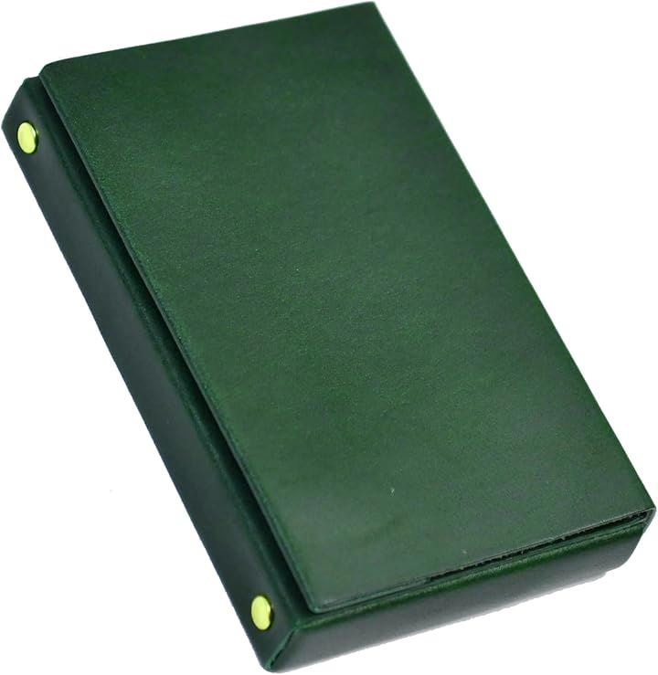 atelierCODEL 名刺入れ メンズ レディース 名刺が飛び出て取り出しやすい 本革 名刺ケース(グリーン) 6,298円