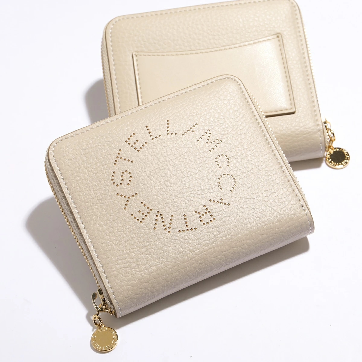 Stella McCartney - ステラマッカートニー ベージュ二つ折り財布