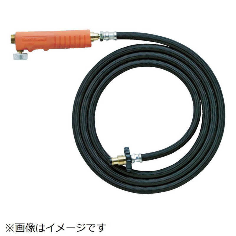 新富士バーナー　プロパン部品 ホース3mバルブ付　PBH3MB