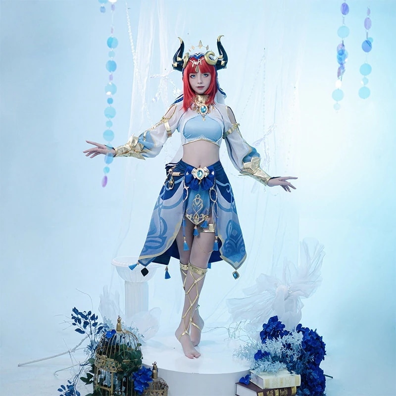 コスプレ 原神 ニィロウ ニーロウ コスプレ衣装 コスチューム ウィッグ付き 須弥 踊り子 仮装 イベント 大人用 文化祭