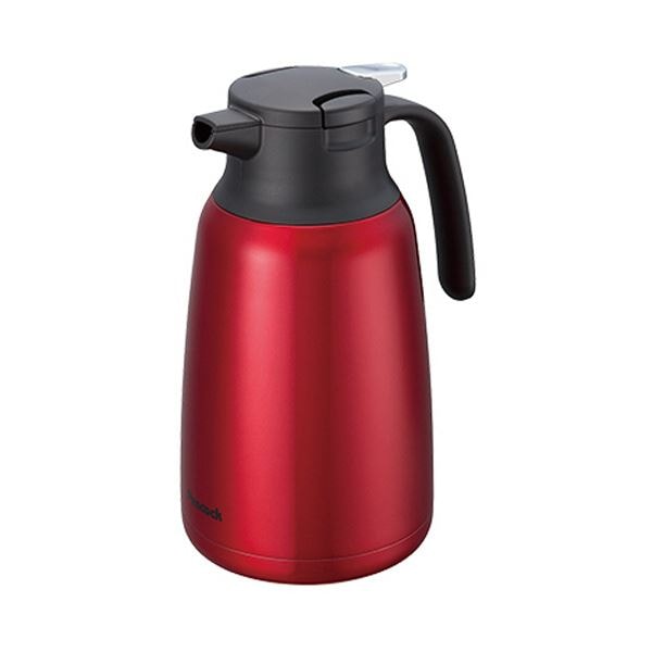 （まとめ） ピーコック ステンレス製 ハンディポット1.5L レッド AHR-150-R 1台 3セット