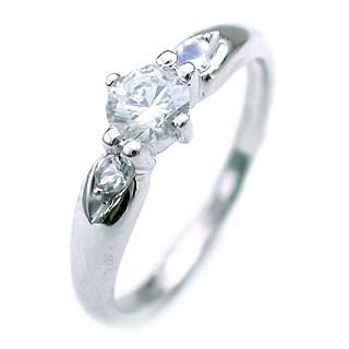 婚約指輪（エンゲージリング）( 6月誕生石 ) ムーンストーン プラチナ ダイヤモンドリング（ラウンドブリリアント）楽ギフ_包装02P26Mar16