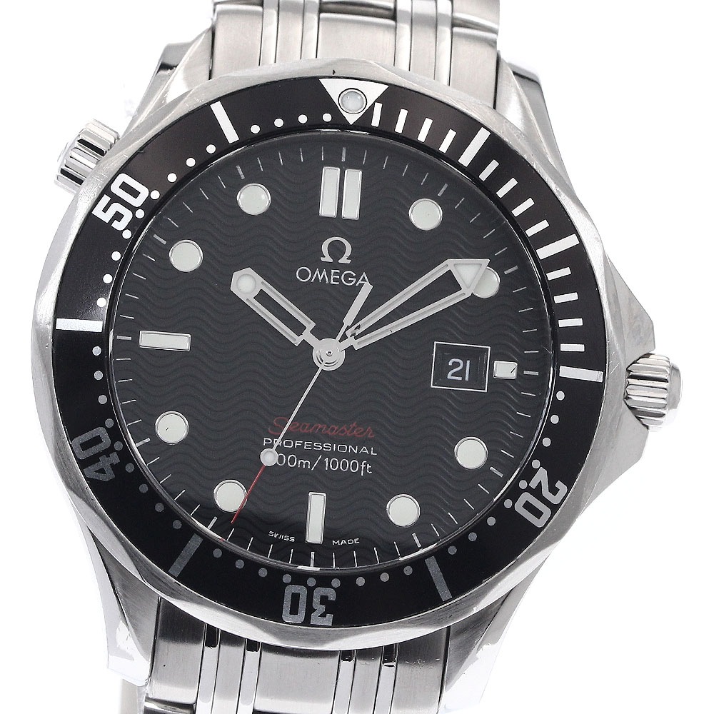 オメガ OMEGA 212.30.41.61.01.001 シーマスター300 デイト クォーツ メンズ _895518【中古】