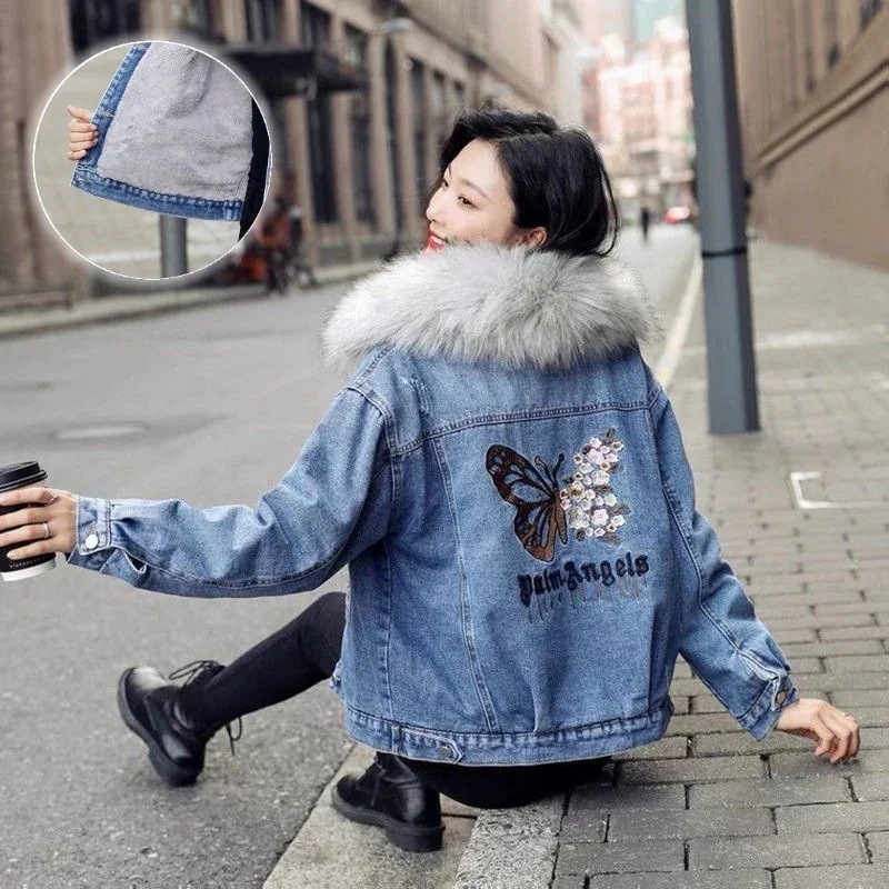 新作 ジャケット 裏起毛 厚手 カジュアル ジャケット トップス アウター ゆったり コート シンプル デニム AWアウターダウンジャケット 福袋