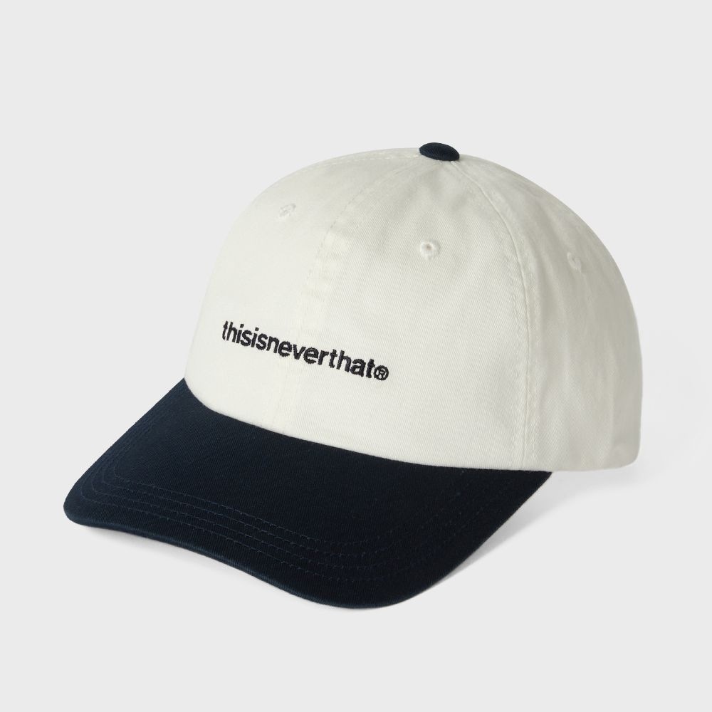 ディス・イズ・ネヴァー・ザット T-ロゴキャップホワイト/ネイビー