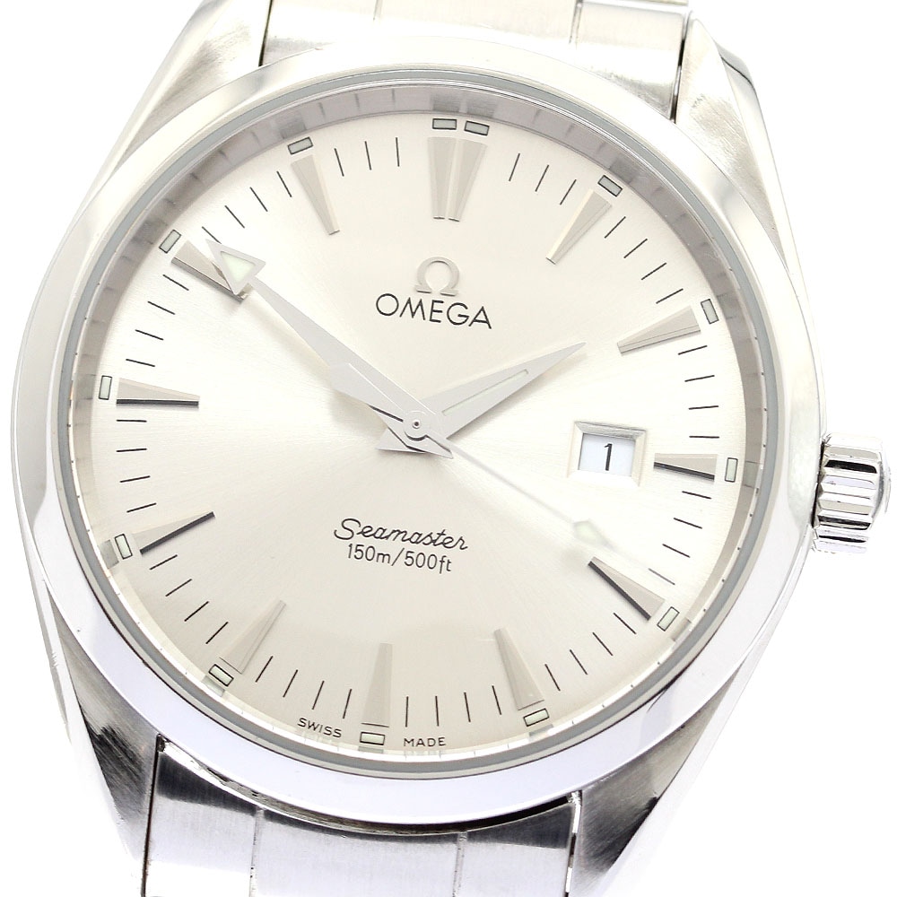 オメガ OMEGA 2517.30 シーマスター アクアテラ デイト クォーツ メンズ _889425【中古】