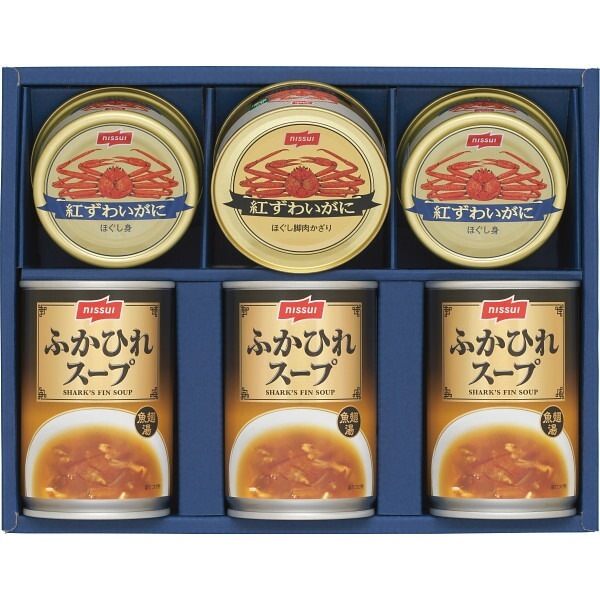 （ギフト）ニッスイかに缶詰/ふかひれスープ缶詰ギフトセット 5,788円