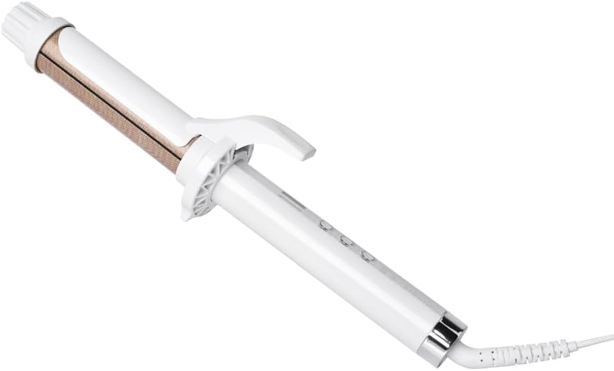 絹女KINUJO KC32N カールアイロン CURL IRON シルクプレート採用 11段階温度切り替え 海外対応 32mm (32mm) mega