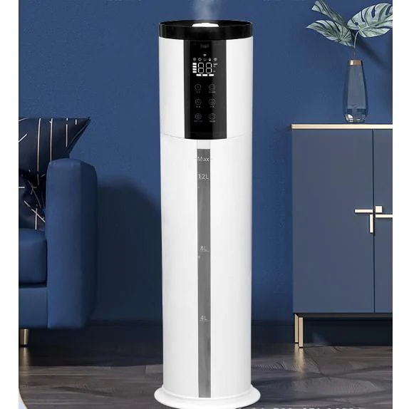 加湿器 大容量 12L 家庭用 会社 乾燥対策 引越し祝い 空焚き防止 静音 上から注水