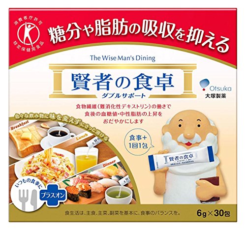 大塚製薬 賢者の食卓 ダブルサポート 4箱セット 6グラム (x 30)