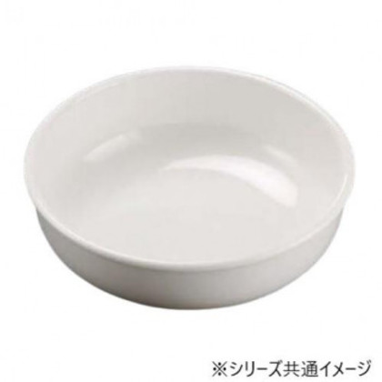福井クラフト メラミン31cm玉渕丸深鉢ホワイト 51353660
