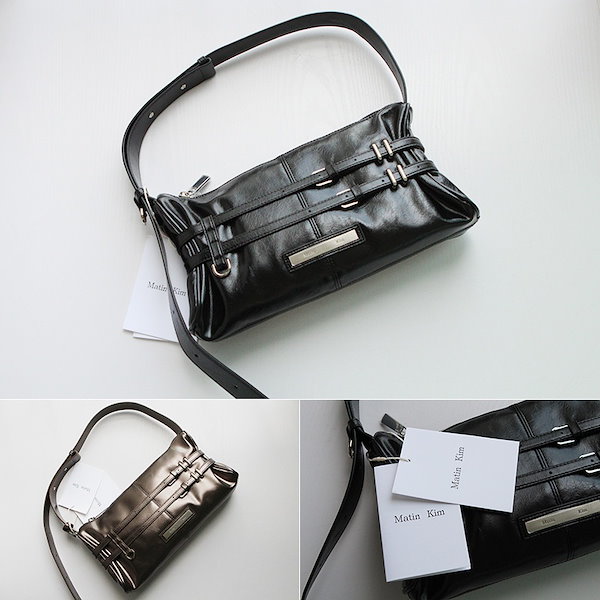 ★MATIN KIM ★DOUBLE BELTED STRAP MINI BAG MUSINSA | MATIN KIM DOUBLE BELTED STRAP MINI BAG IN BLACK