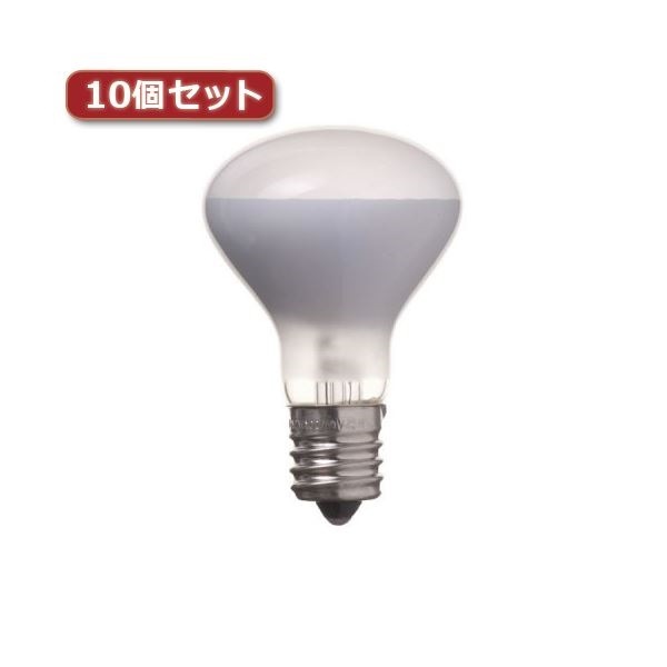 『2年保証』 （まとめ）YAZAWA R451725X102セット 25W10個セット E17 R45 ミニレフ球 インテリア照明・ライト