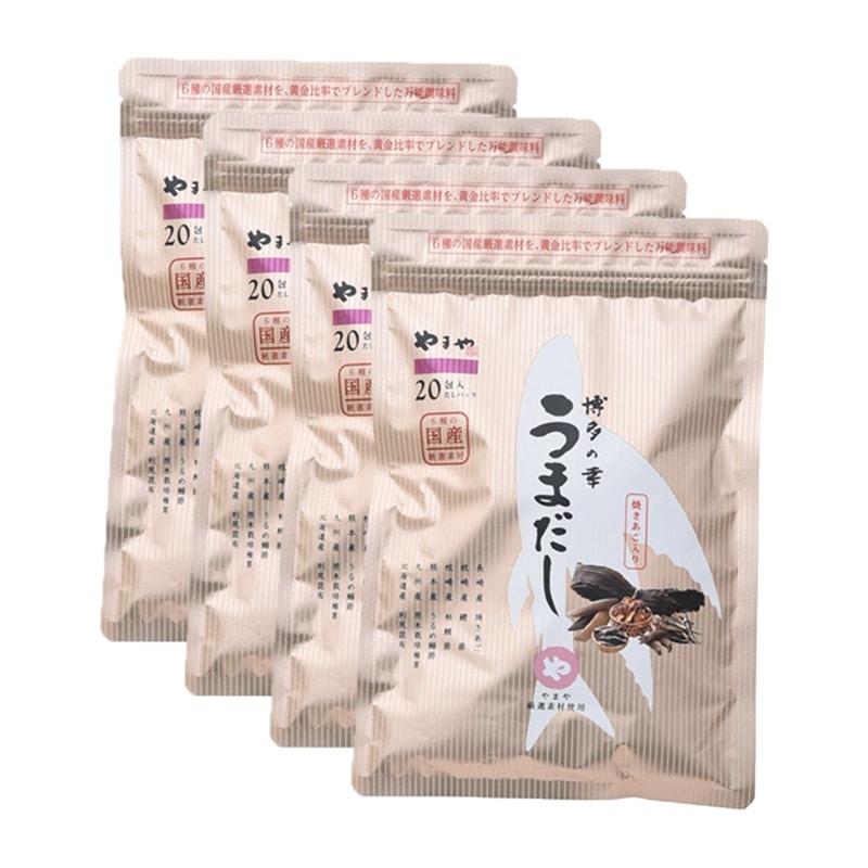 やまや 博多の幸 うまだし 8g 20包入 4袋セット だし パック 料理 調味料 4,858円