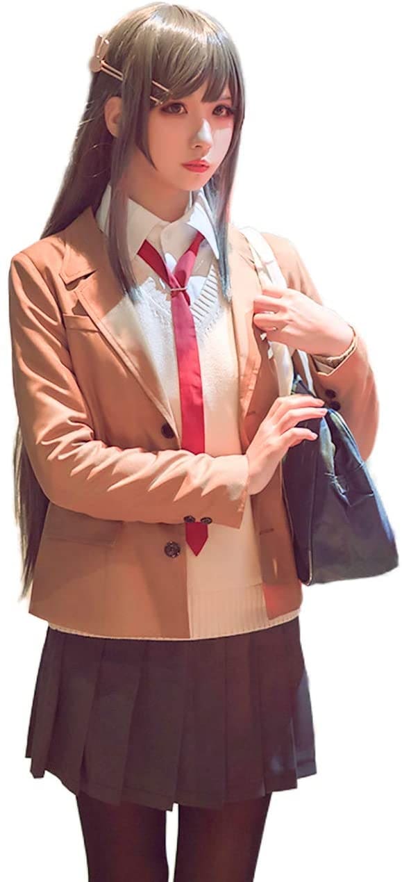 青春ブタ野郎シリーズ 桜島 麻衣 コスプレ 峰ヶ原高校 制服 JK さくらじま まい