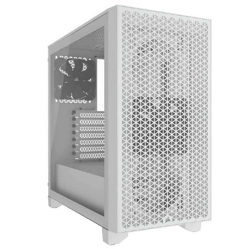 コルセア　CORSAIR　PCケース［ATX /Micro ATX /Mini-ITX］3000D AIRFLOW ホワイト　CC-9011252-WW