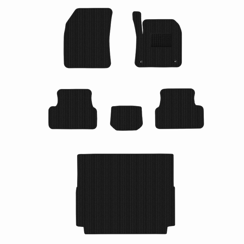 [優れた品質で安売りに挑戦]プジョー 3008 P84系 フロアマット + トランクマット(ラゲッジマット) [3色から選択]