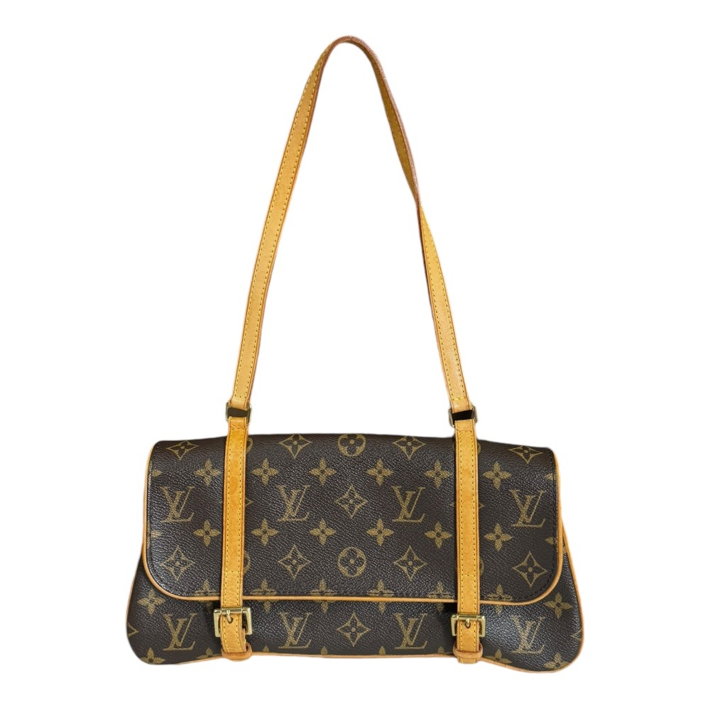 ルイヴィトン マレル モノグラム ショルダーバッグ モノグラムキャンバス M51157 ブラウン LOUIS VUITTON 中古