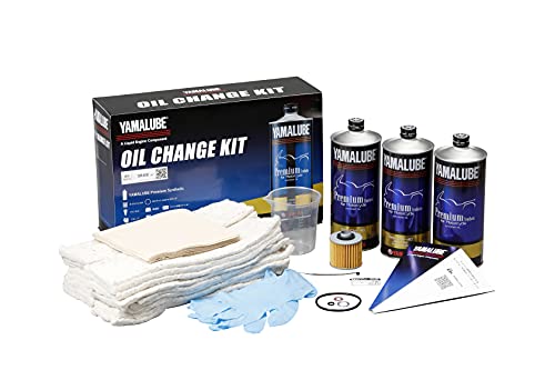 ヤマハ(Yamaha) オイルチェンジ【オールインワン】キット Cタイプ ヤマルーブプレミアムシンセティック1L×3本 純正フィルター入 SR4 8,490円