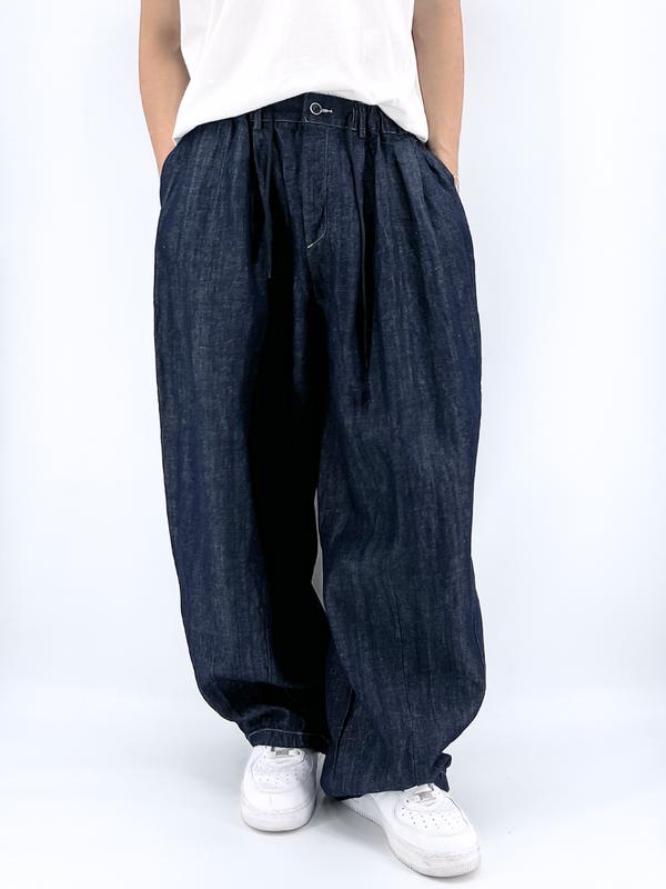ジュノリネンデニムバルーンパンツ　Flose - 2カラー