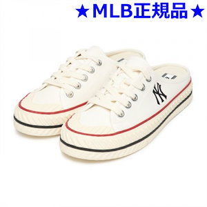 MLB公式正規品 PLAYBALL ORIGIN MULE NY (Off White) 韓国 スニーカー チョンキー チャンキー