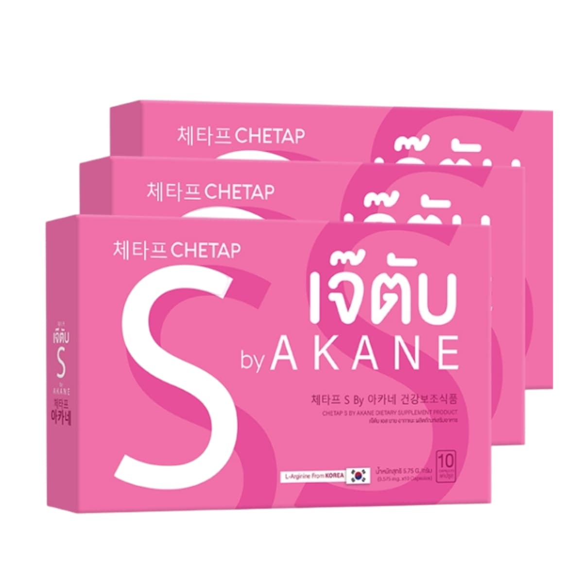 CHETAP S by AKANE 10 capsules x 3 Boxs