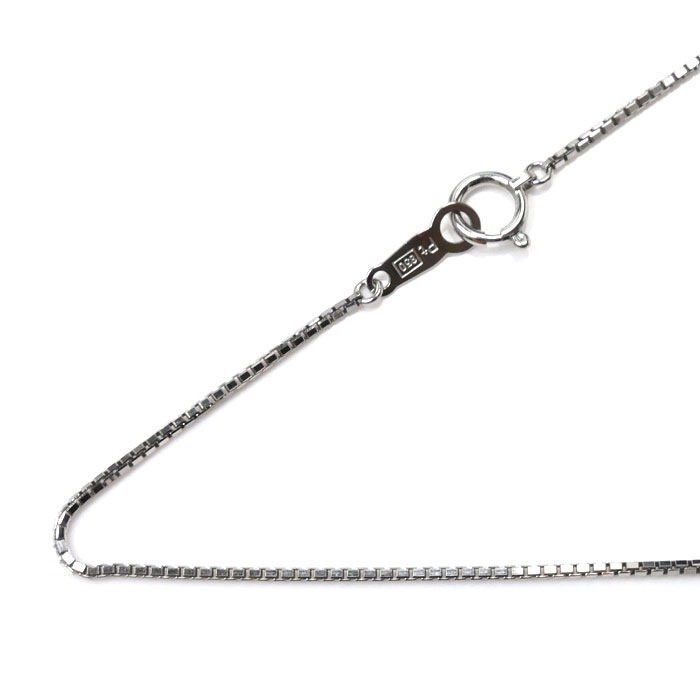 Pt850プラチナ ネックレス ベネチアン 4.1g 42cm レディース 中古