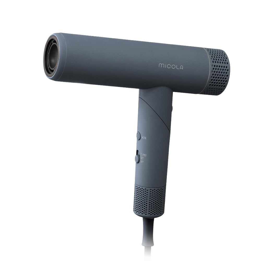 【Amazon.co.jp限定】アイリスオーヤマ MiCOLA イオンドライヤー メーカー最速乾燥 折り畳み式 軽量 380g コンパクト パワフル ドライヤー 風量3段階 温度4段階 マイナスイオン