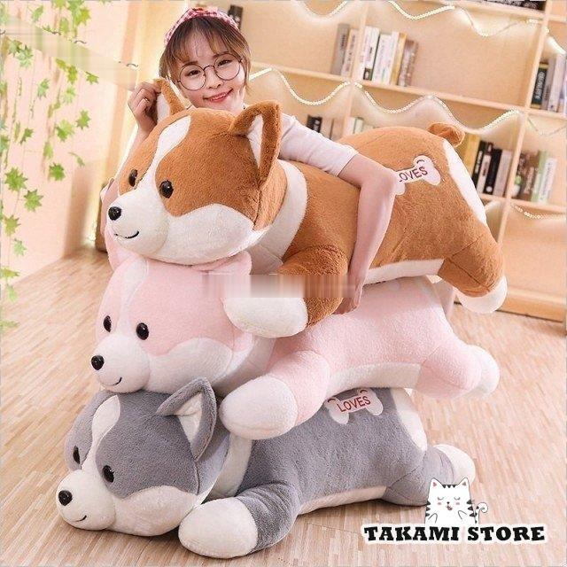 コ犬キャラクター ぬいぐるみ コーギー ねむねむ 抱きまくらプレゼント かわいい 癒しグッズ