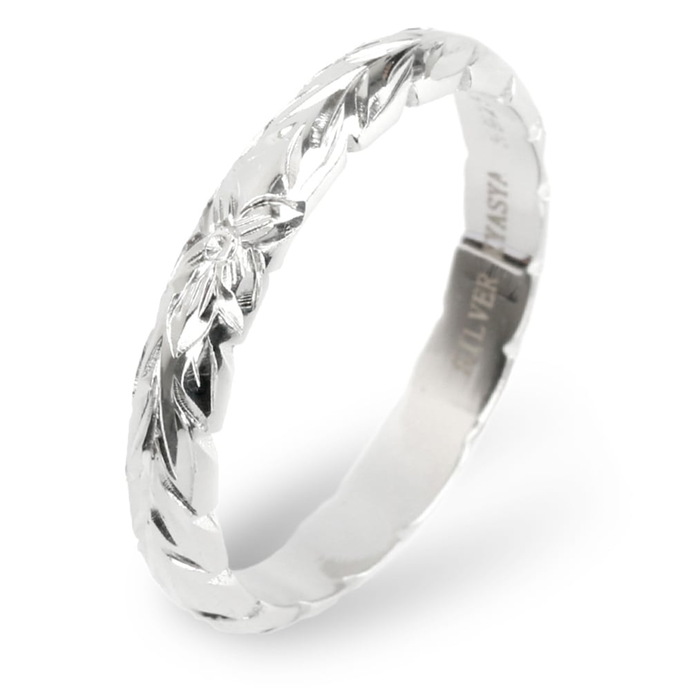 925ハワイアンジュエリー 甲丸リング [rs186] 7,896円